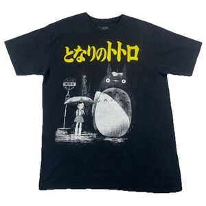 My Neighbor Totoro T-shirt Japanese Poster Black Matter Hot Topic Size XL